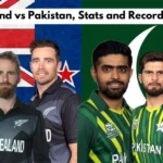 New Zealand National Cricket Team vs Pakistan National Cricket Team Timeline