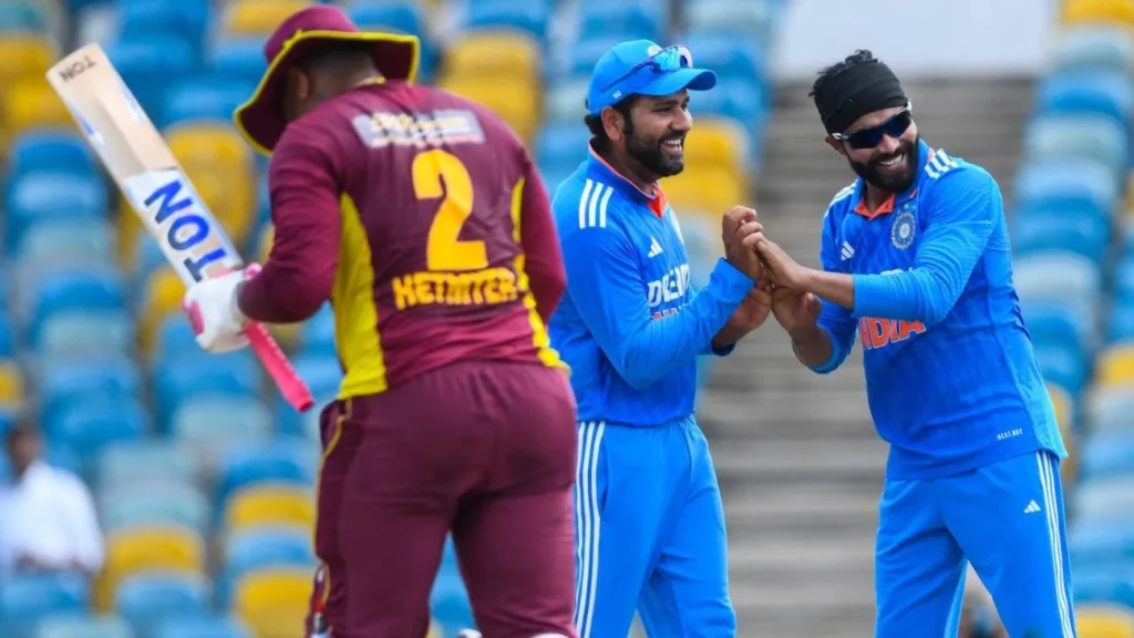 india national cricket team vs west indies cricket team match scorecard