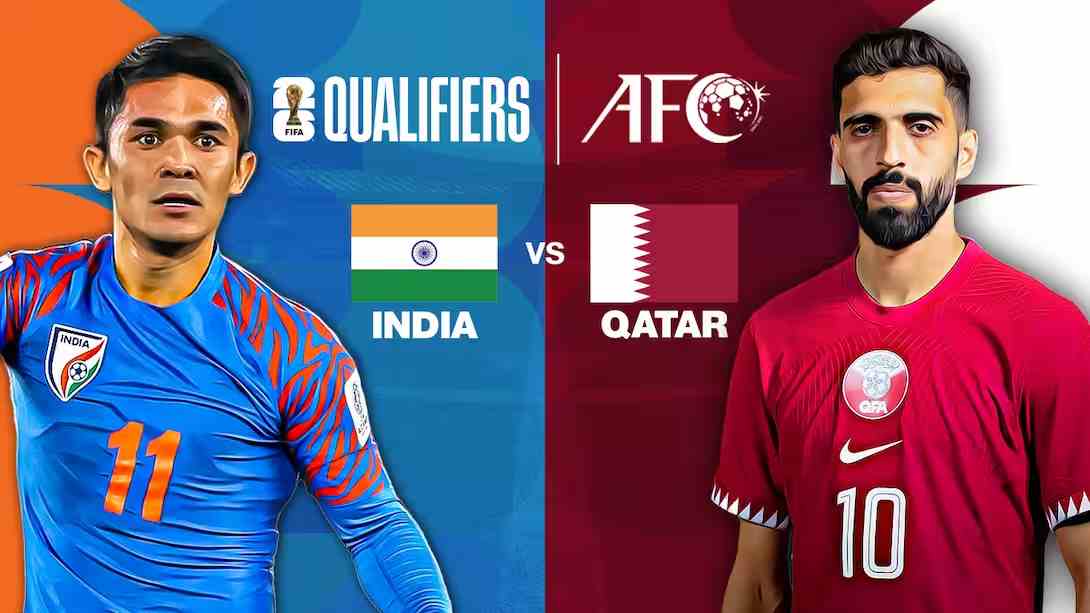 India National Football Team VS Qatar National Football Team Matches