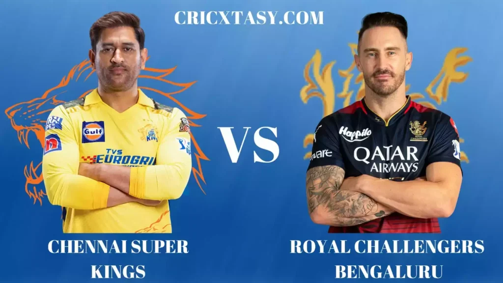 where to watch Chennai Super Kings vs Royal Challengers Bangalore